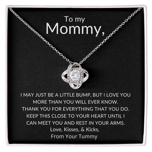 TO MY MOMMY | A LITTLE BUMP LOVE KNOT NECKLACE