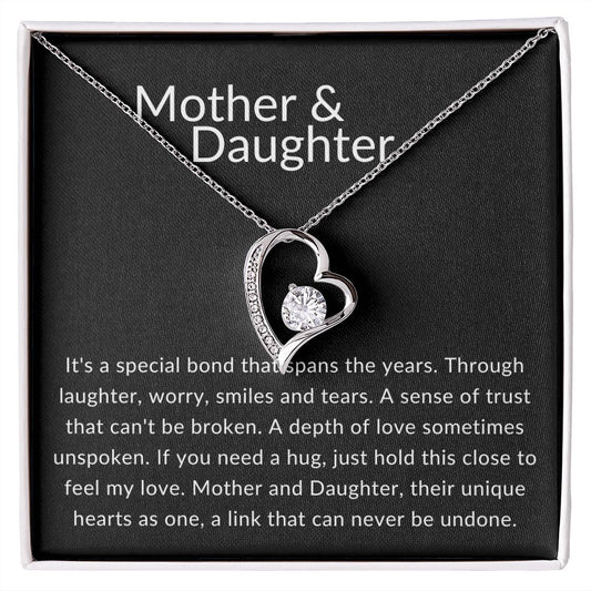 MOTHER & DAUGHTER| A SPECIAL BOND HEART NECKLACE