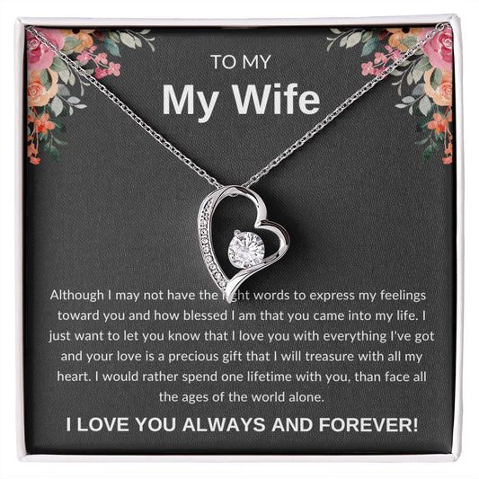 TO MY WIFE | FOREVER LOVE NECKLACE