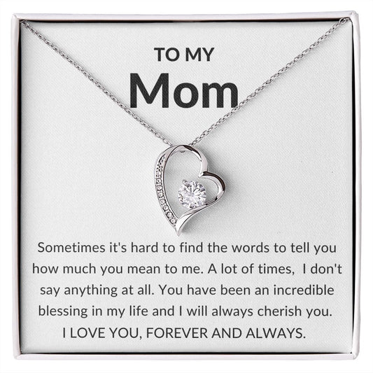 TO MY MOM | IT'S HARD TO FIND THE WORDS